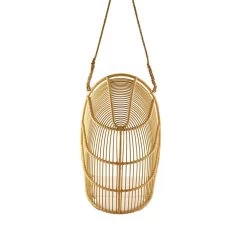 Ovaler Geflecht-Sessel Zum Aufhängen In Hellbraun Mit Seil - Hängesessel Erla -Gartenwelt Geschaft ovaler geflecht sessel zum aufhaengen in hellbraun mit seil haengesessel erla4