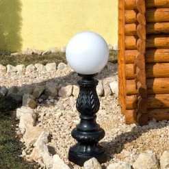 Pfeilerleuchte Aus Gusseisen Im Historischen Stil - Aska