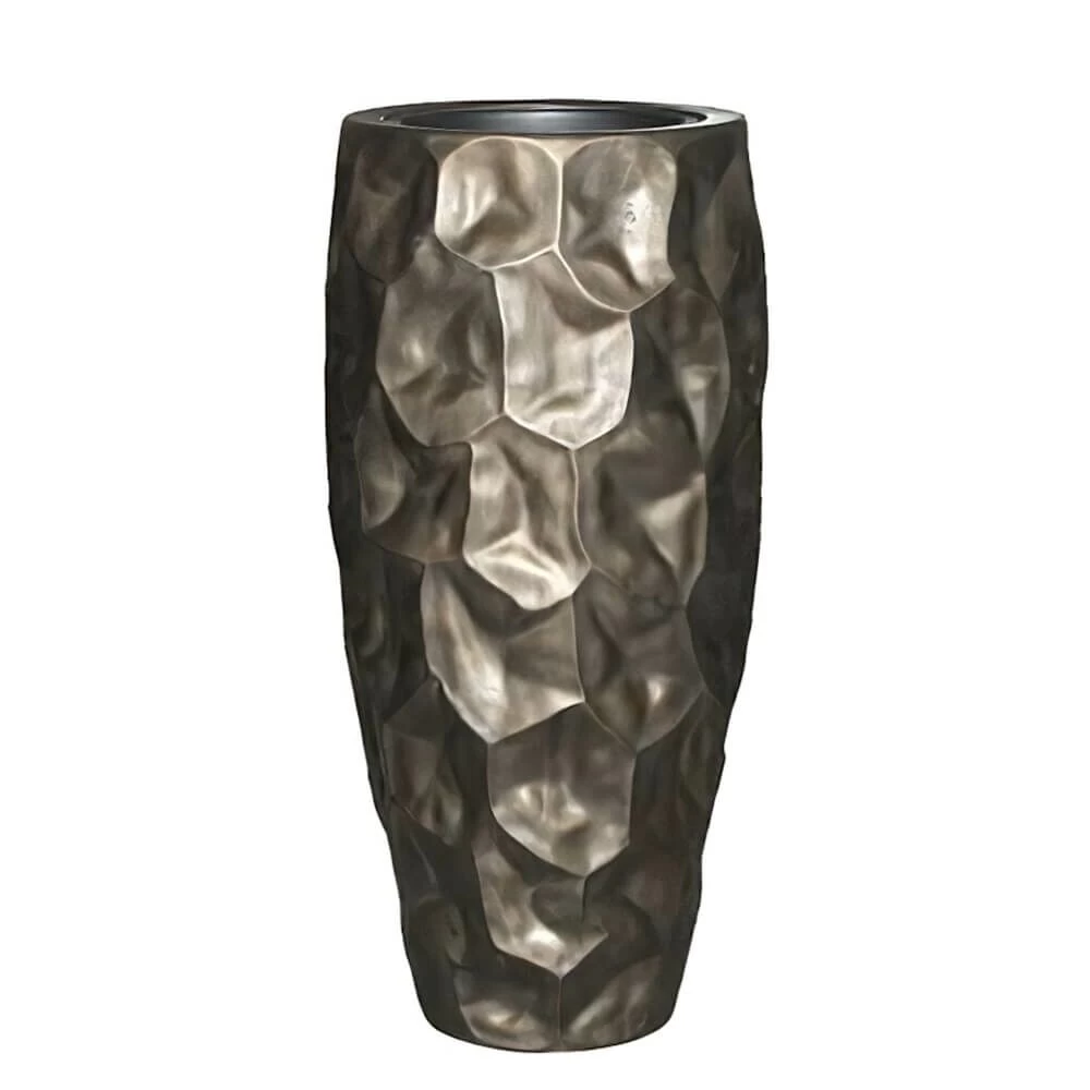Pflanzvase Mit Einsatz - Indoor - Moderner Graphit Look - Asketano 2 Pflanzvase Mit Einsatz - Indoor - Moderner Graphit Look - Asketano – Bild 2