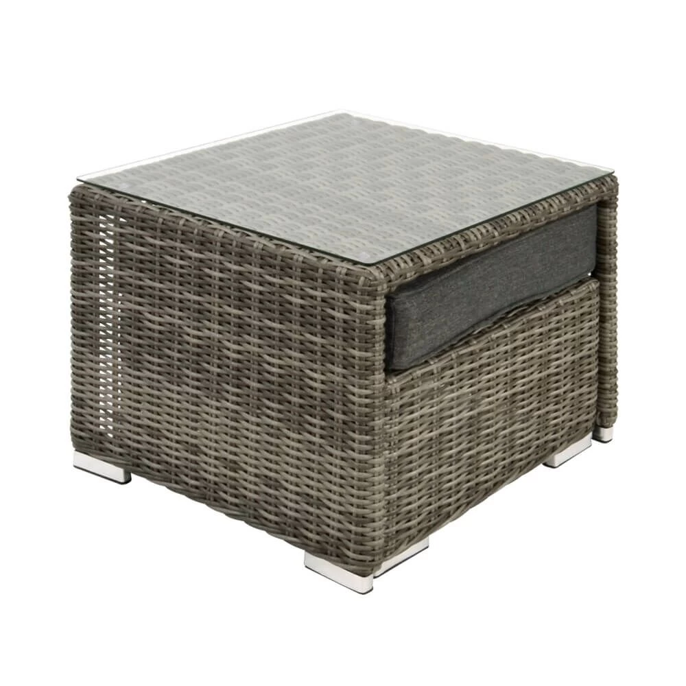 Praktisches Hocker-Tisch Set In Rattanoptik - Lounge-Set Pari 2 Praktisches Hocker-Tisch Set In Rattanoptik - Lounge-Set Pari – Bild 2