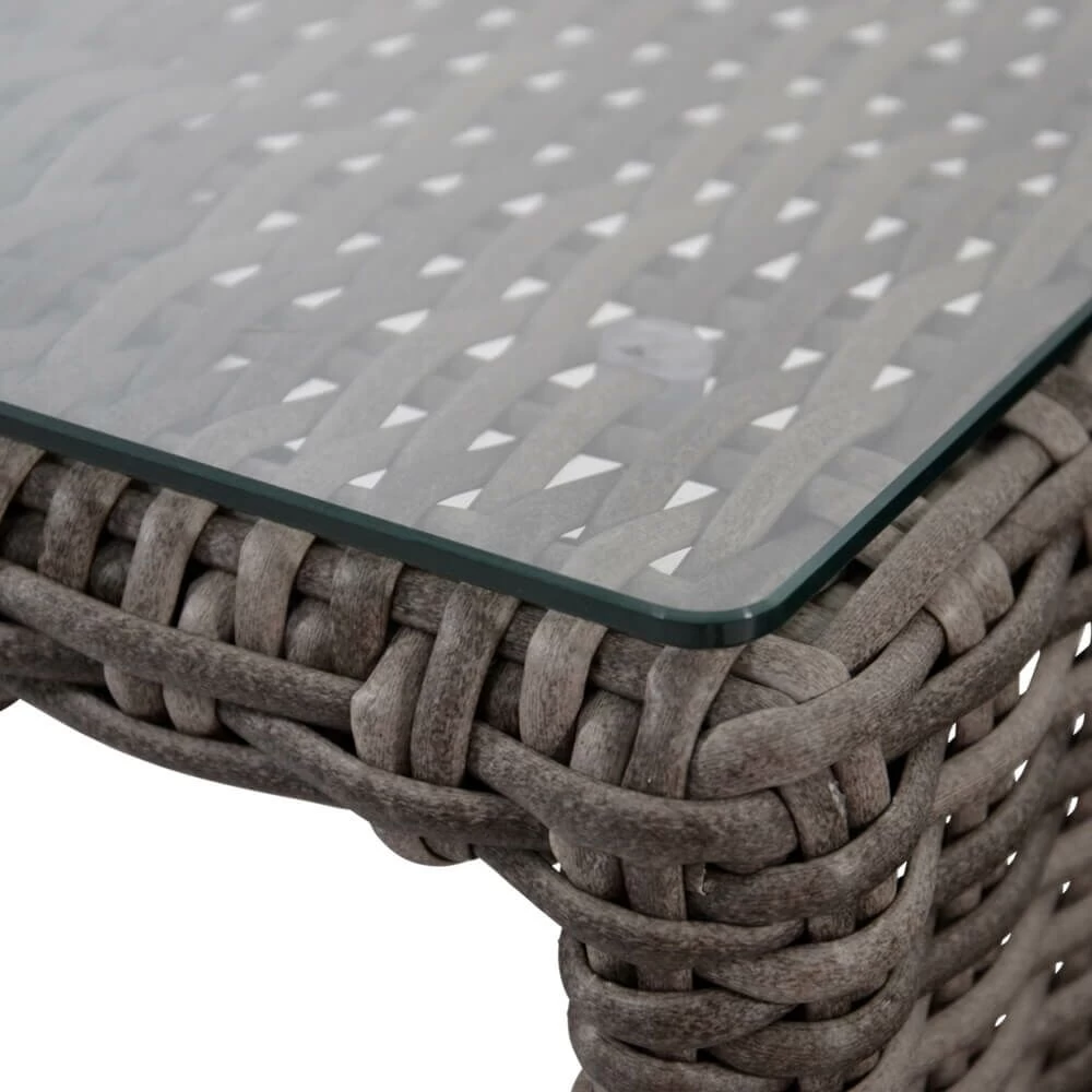 Praktisches Hocker-Tisch Set In Rattanoptik - Lounge-Set Pari 4 Praktisches Hocker-Tisch Set In Rattanoptik - Lounge-Set Pari – Bild 4