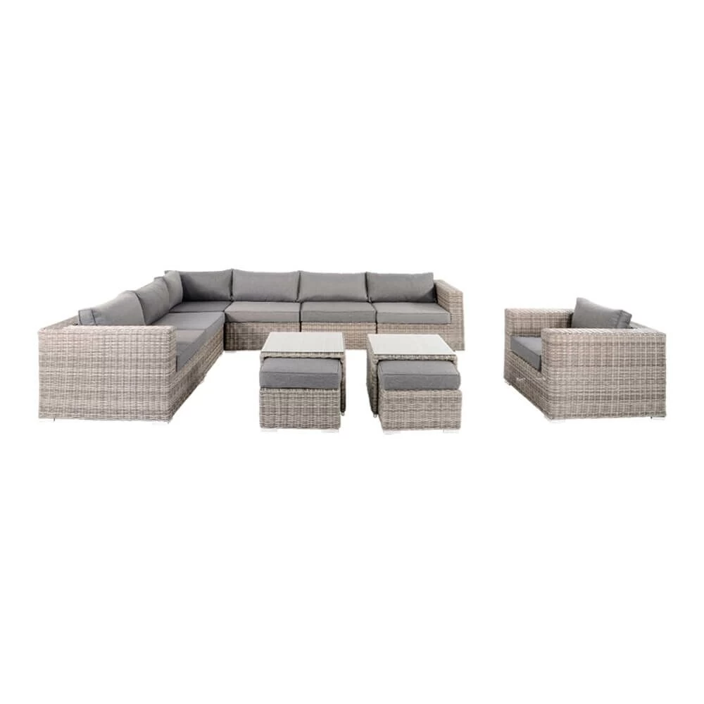 Praktisches Hocker-Tisch Set In Rattanoptik - Lounge-Set Pari 5 Praktisches Hocker-Tisch Set In Rattanoptik - Lounge-Set Pari – Bild 5
