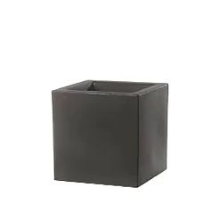 Quadratischer Blumentopf Aus Kunststoff - Leicht & Stoßfest - Kaldo