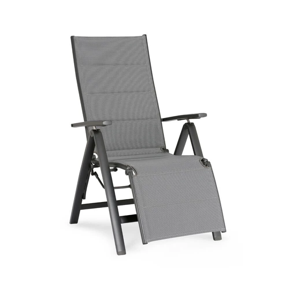 Robuster Ergotex-Liegestuhl - Bis 150kg Belastbar - Liegestuhl Synabilis 1 Robuster Ergotex-Liegestuhl - Bis 150kg Belastbar - Liegestuhl Synabilis