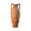 Robuster Terracotta Krug Mit Ornament - Ercole