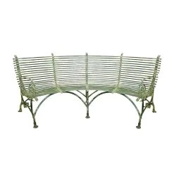 Romantische Gartenbank 4-Sitzer Aus Schmiedeeisen - Ninon