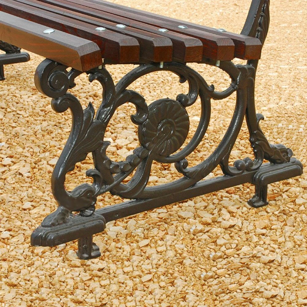 Romantische Gartenbank Aus Gusseisen Und Holz Zur Stadtgestaltung - Gunnar 3 Romantische Gartenbank Aus Gusseisen Und Holz Zur Stadtgestaltung - Gunnar – Bild 3