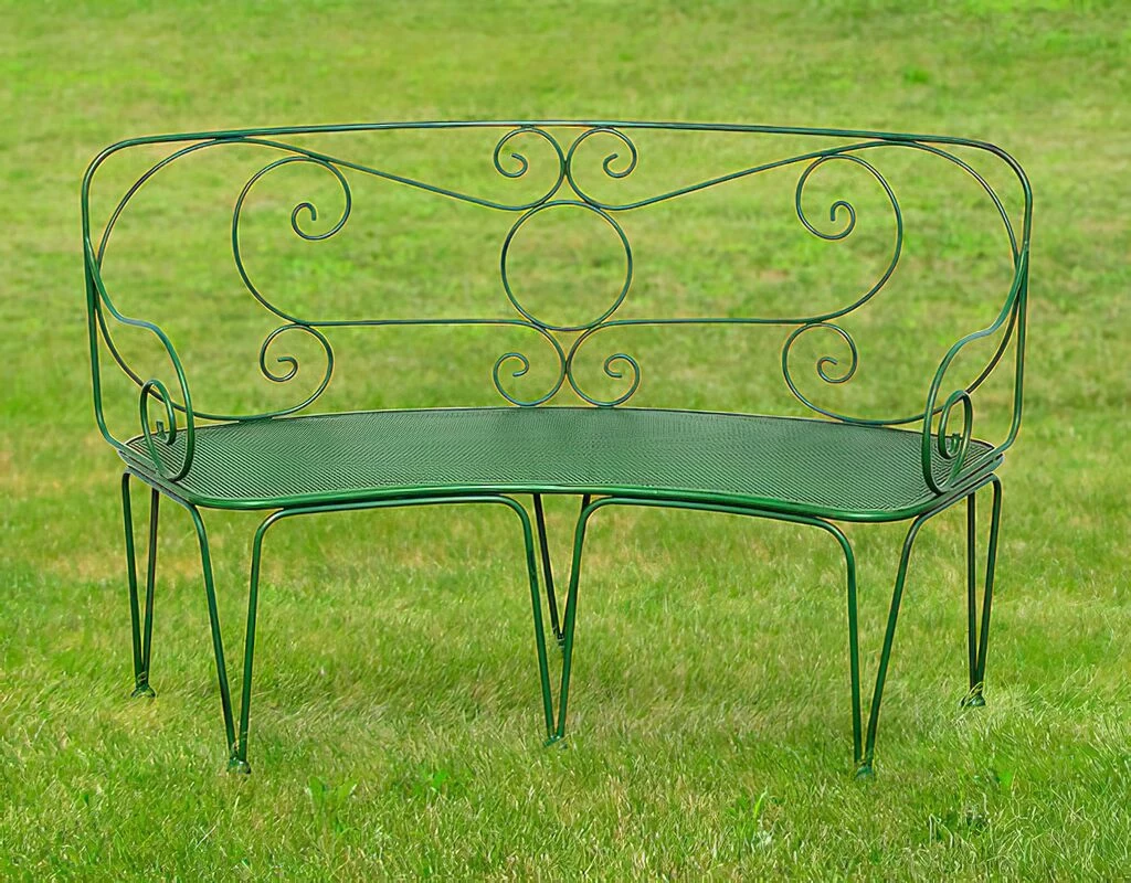 Romantische Gartenbank Aus Metall Nostalgisch - Maurine 3 Romantische Gartenbank Aus Metall Nostalgisch - Maurine – Bild 3