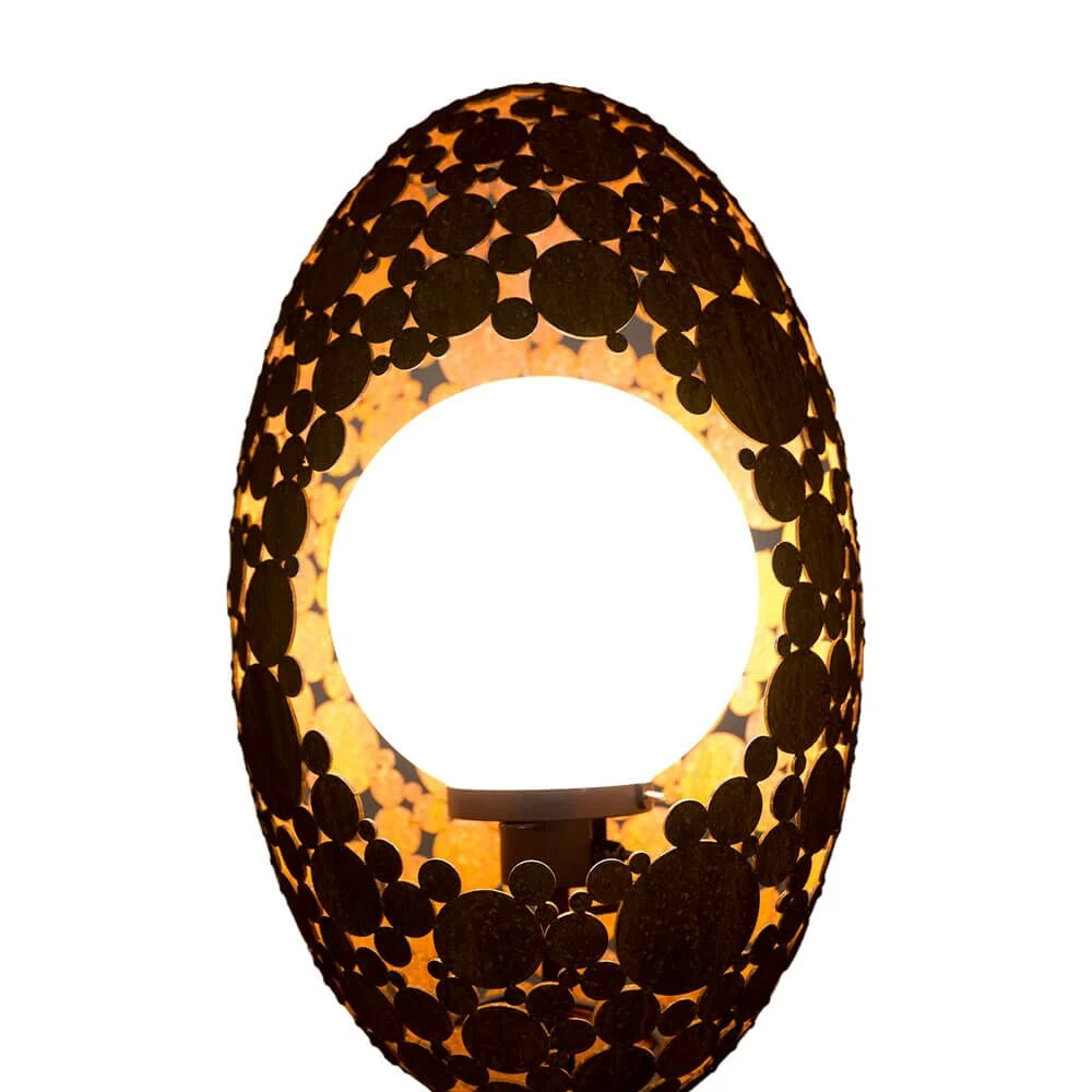 Rostfarbene Beleuchtung Aus Metall In Kokonform - Dario 3 Rostfarbene Beleuchtung Aus Metall In Kokonform - Dario – Bild 3