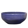 Runde Pflanzschale In Blau - Steinzeug Frostsicher Bestellen - Telesto Azur