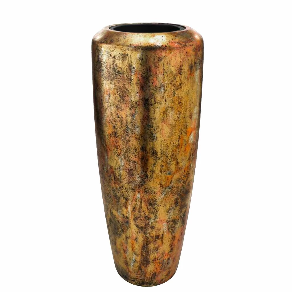 Runde XXL Vase Mit Einsatz Aus Polystone - Indoor - Bulelani 1 Runde XXL Vase Mit Einsatz Aus Polystone - Indoor - Bulelani
