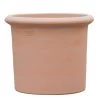 Runder Blumenkübel Modern - Terrakotta - Steinzeug Frostfest - Niobe Terra Hell