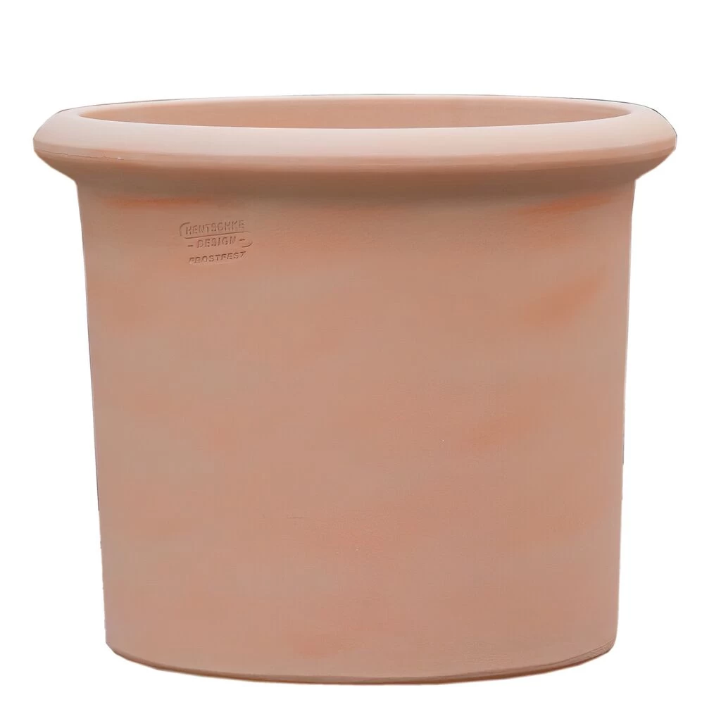 Runder Blumenkübel Modern - Terrakotta - Steinzeug Frostfest - Niobe Terra Hell 1 Runder Blumenkübel Modern - Terrakotta - Steinzeug Frostfest - Niobe Terra Hell