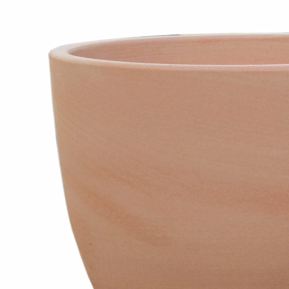 Runder Garten Übertopf Aus Steinzeug - Winterfest - Terrakotta - Genus Terra Hell 2 Runder Garten Übertopf Aus Steinzeug - Winterfest - Terrakotta - Genus Terra Hell – Bild 2