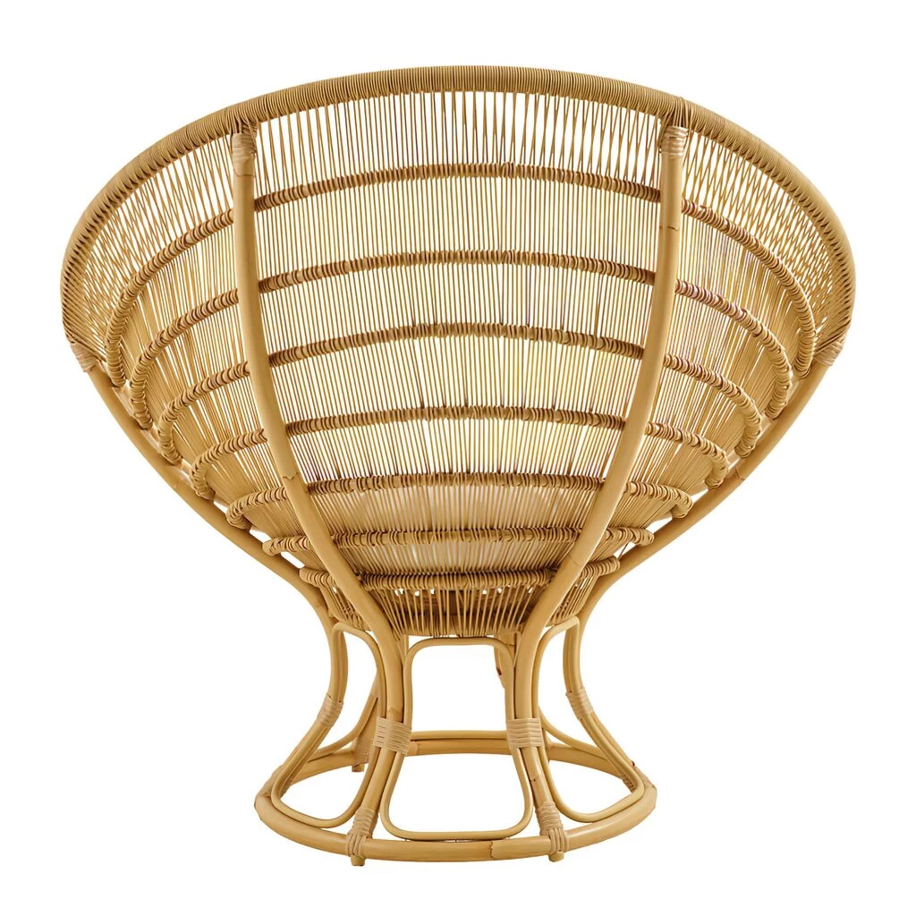 Runder Gartensessel Für Die Lounge In Natürlichem Rattan Look - Sessel Jarla 3 Runder Gartensessel Für Die Lounge In Natürlichem Rattan Look - Sessel Jarla – Bild 3