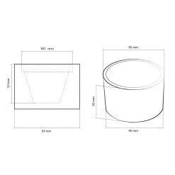 Runder Pflanztopf Im Modernen Design Aus Beton - Braqueno -Gartenwelt Geschaft runder pflanztopf im modernen design aus beton braqueno5