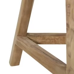 Runder Teakholz Gartenhocker 47cm Hoch - Hocker Lemo -Gartenwelt Geschaft runder teakholz gartenhocker 47cm hoch hocker lemo3