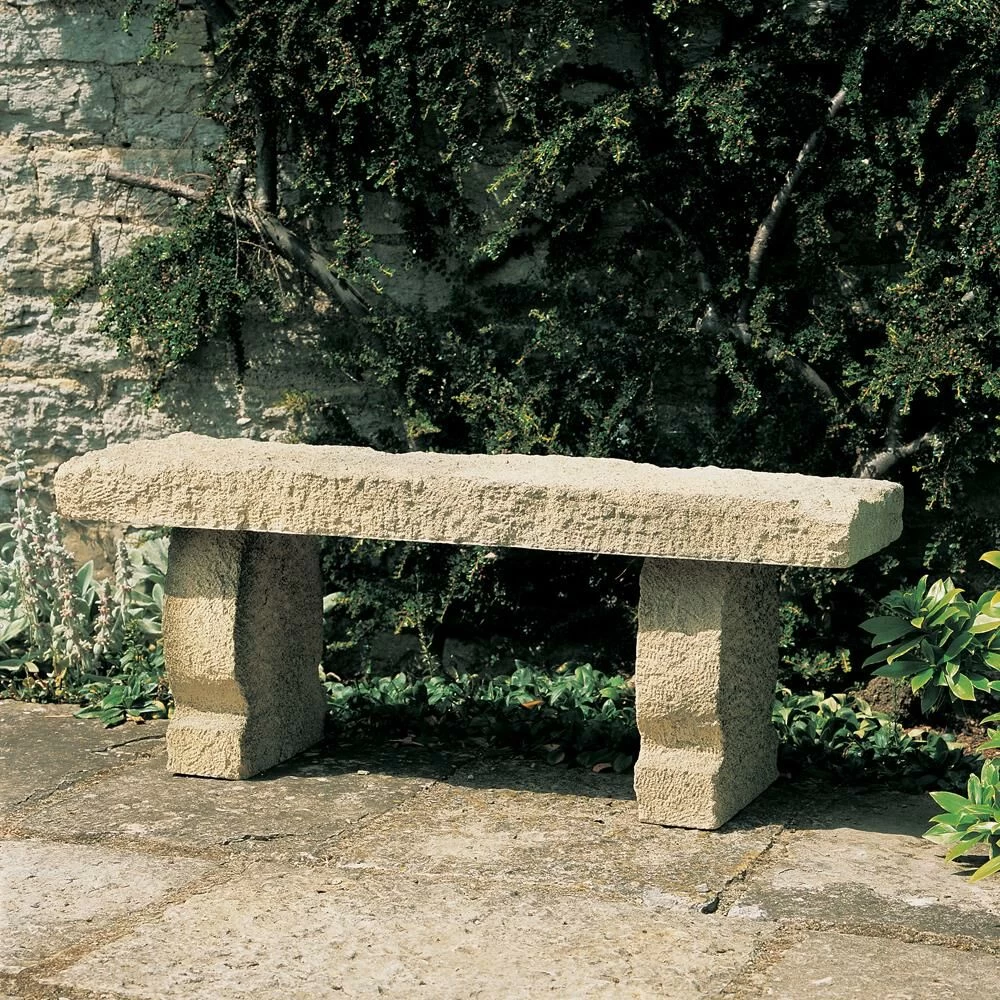 Rustikale Garten Steinbank - Genua 1 Rustikale Garten Steinbank - Genua