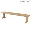 Schlichte Gartenbank Aus Teakholz Ohne Lehne - Max&Luuk - Bruce Gartenbank