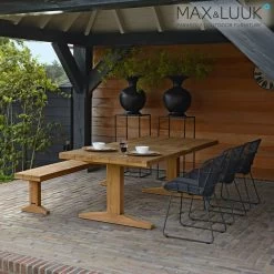 Schlichte Gartenbank Aus Teakholz Ohne Lehne - Max&Luuk - Bruce Gartenbank -Gartenwelt Geschaft schlichte gartenbank aus teakholz ohne lehne max luuk bruce gartenbank3