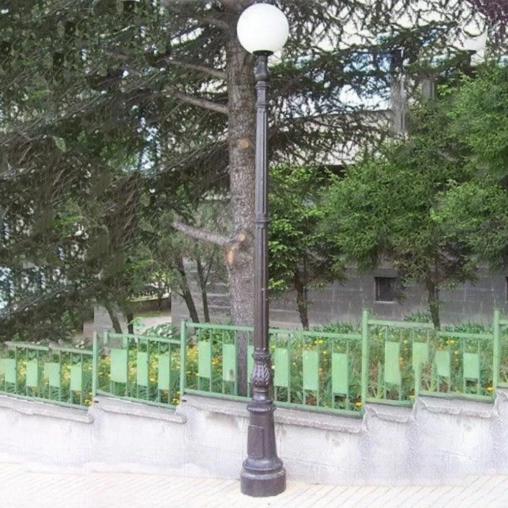 Schlichte Parkleuchte Aus Gusseisen Für Außenanlagen - Vannda 1 Schlichte Parkleuchte Aus Gusseisen Für Außenanlagen - Vannda