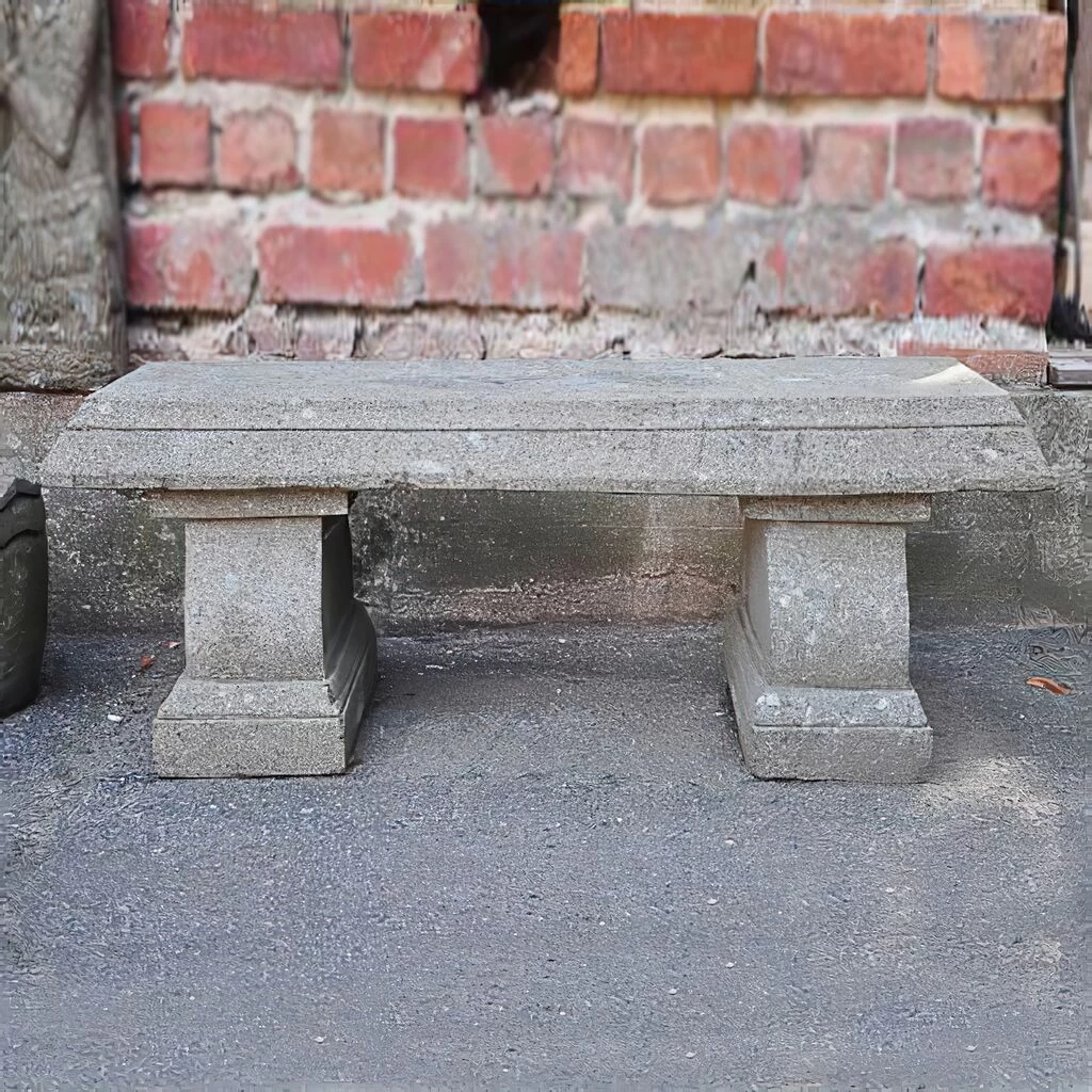 Schöne Bank Aus Stein Unikat Handbehauen 2 Schöne Bank Aus Stein Unikat Handbehauen – Bild 2