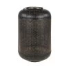 Schwarze Gartenlaterne Aus Metall Mit Gold - Metalllaterne Circum