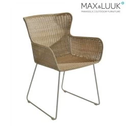 Sessel Für Den Garten Aus Geflecht Und Stahl Von Max & Luuk - Iris Stuhl