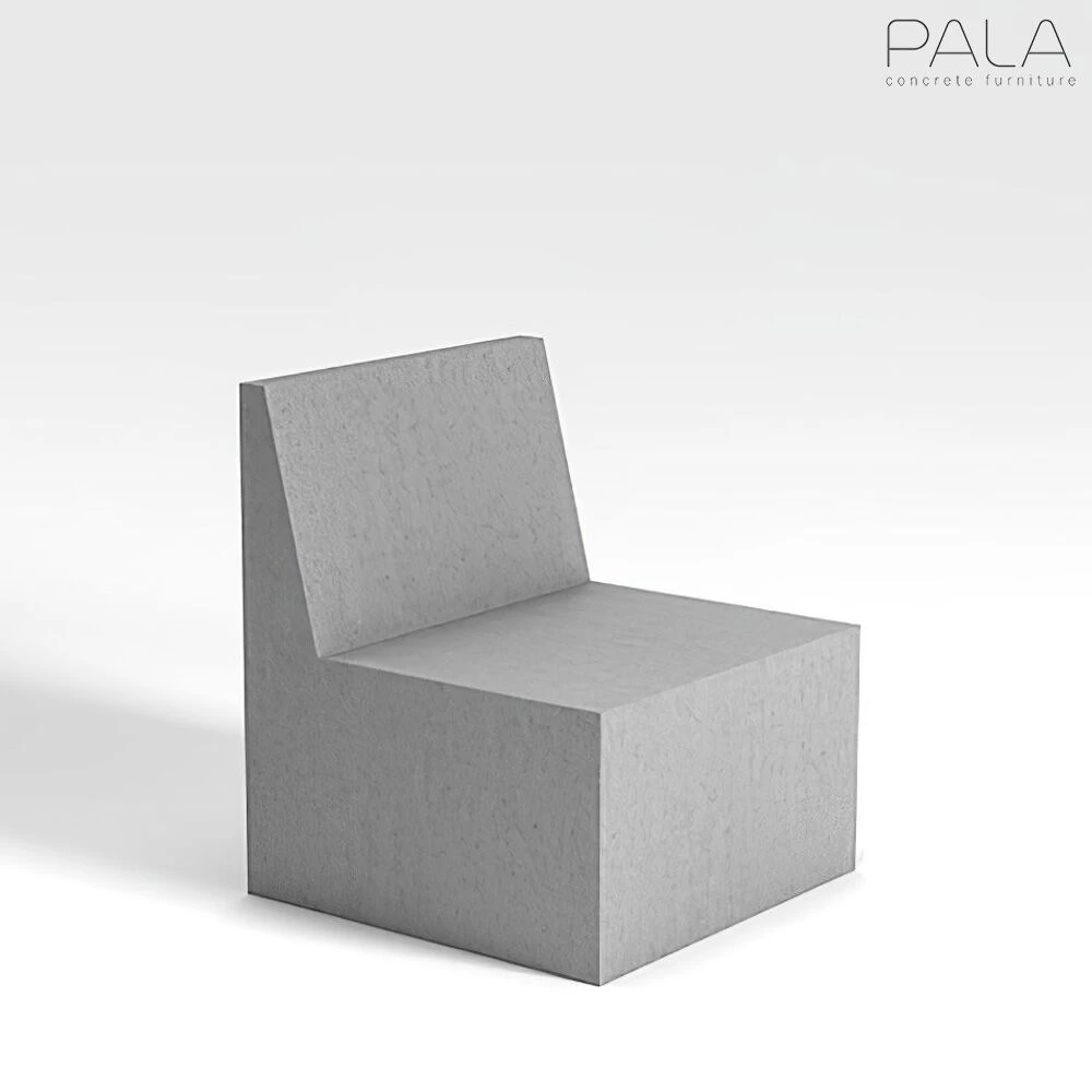 Sitzmodul Aus Beton Als Gartensessel Oder Für Die Loungeecke - Aino 1 Sitzmodul Aus Beton Als Gartensessel Oder Für Die Loungeecke - Aino