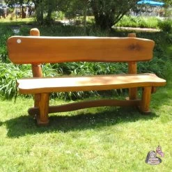 Stabile Sitzbank Für Den Garten Aus Eichen- Und Robinienholz - Bank Galahad