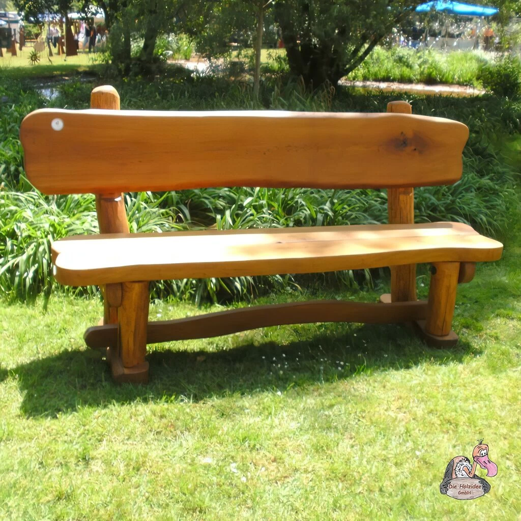 Stabile Sitzbank Für Den Garten Aus Eichen- Und Robinienholz - Bank Galahad 1 Stabile Sitzbank Für Den Garten Aus Eichen- Und Robinienholz - Bank Galahad