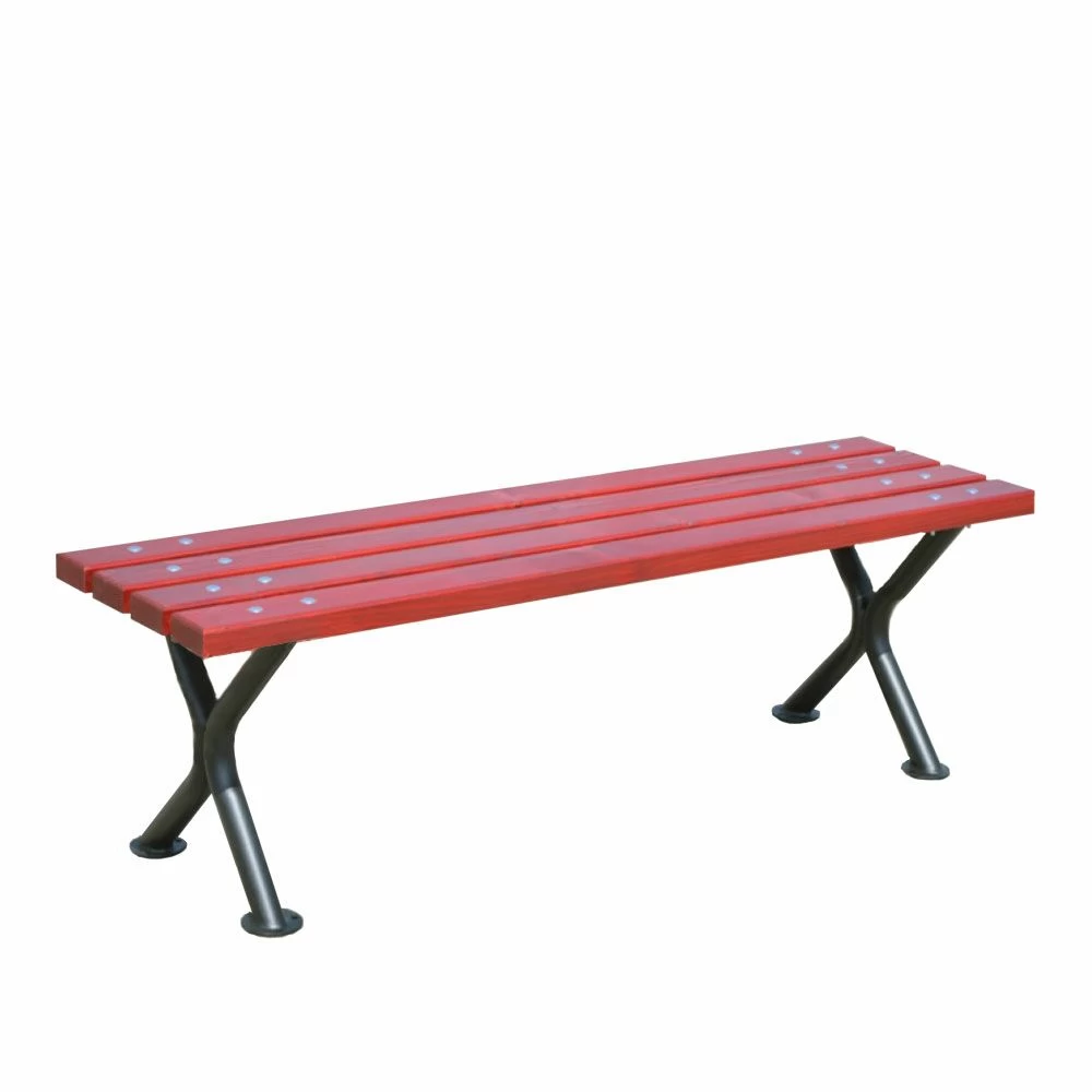 Stadtmobiliar Parkbank Aus Metall Und Holz Ohne Rückenlehne - Frowe 1 Stadtmobiliar Parkbank Aus Metall Und Holz Ohne Rückenlehne - Frowe