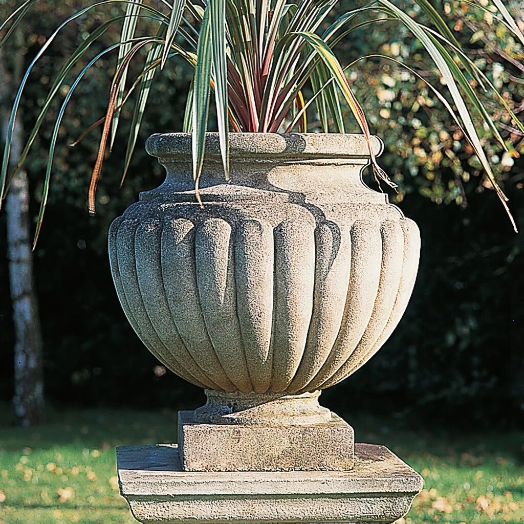 Stein Gartenvase Antik - Buckinghamshire 1 Stein Gartenvase Antik - Buckinghamshire