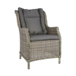 Stilvolle Korbsessel Aus Polyrattan Mit Polster - Korbsessel Zenna