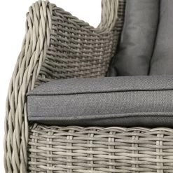 Stilvolle Korbsessel Aus Polyrattan Mit Polster - Korbsessel Zenna -Gartenwelt Geschaft stilvolle korbsessel aus polyrattan mit polster korbsessel zenna4