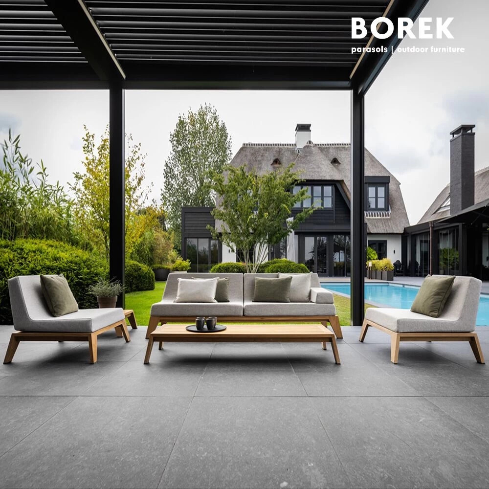Teak Loungesessel Für Den Garten Mit Polster Und Rollen Von Borek - Hybrid Loungechair 5 Teak Loungesessel Für Den Garten Mit Polster Und Rollen Von Borek - Hybrid Loungechair – Bild 5