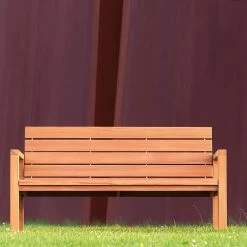 Teakholz Gartenbank Mit Rückenlehne - Modern - Lucy Gartenbank -Gartenwelt Geschaft teakholz gartenbank mit rueckenlehne modern lucy gartenbank5