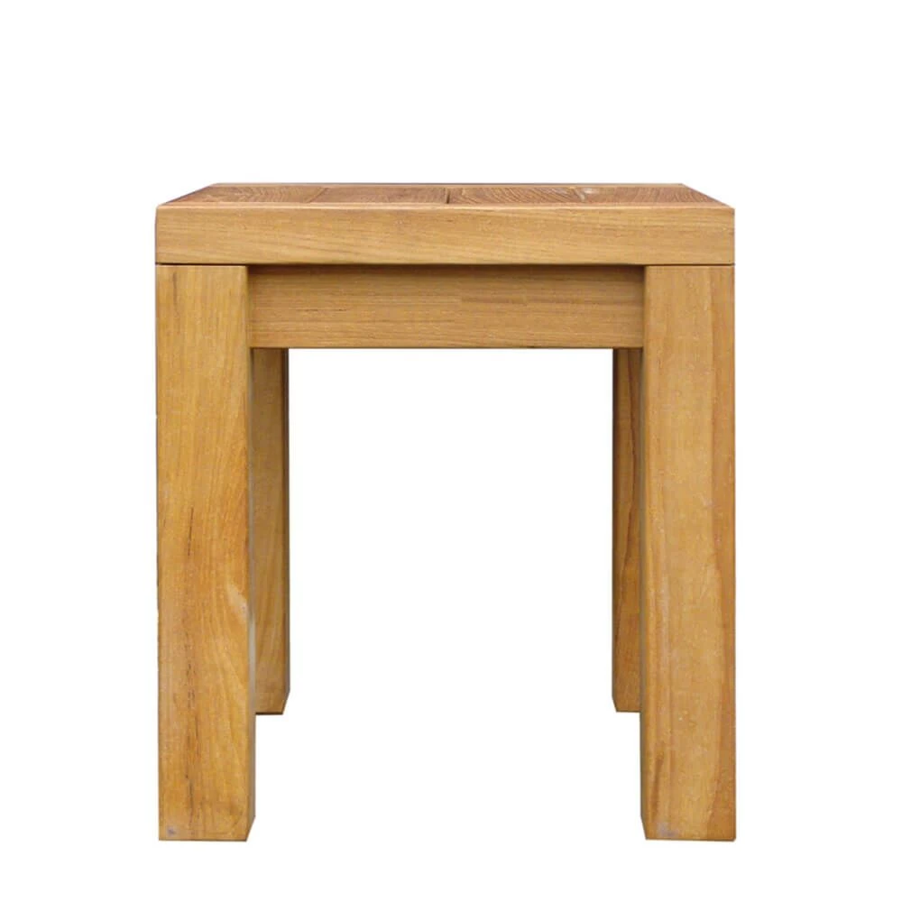 Teakholz Gartenhocker - Modern - Lucy Hocker 1 Teakholz Gartenhocker - Modern - Lucy Hocker