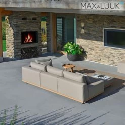 Teakholz Hocker Mit Kissen Für Die Loungeecke Von Max & Luuk - Luke Hocker -Gartenwelt Geschaft teakholz hocker mit kissen fuer die loungeecke von max luuk luke hocker4