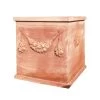 Terracotta Blumenkassette Mit Ornament - Tizian