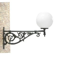 Verspielte Außenleuchte Zur Wandmontage - Gusseisen - Gosia