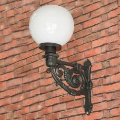 Wandlampe Für Draußen - Gusseisen - Antik - Adelphia