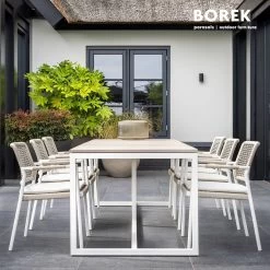 Weißer Aluminium Gartenstuhl Mit Geflecht Aus Ardenza - Borek - Espinho Stuhl -Gartenwelt Geschaft weisser aluminium gartenstuhl mit geflecht aus ardenza borek espinho stuhl4