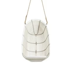 Weißer Outdoor Hängesessel Aus Aluminium Mit Seil - Hängesessel Erla