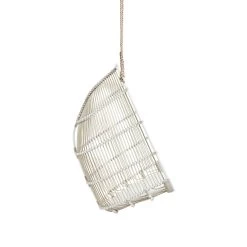 Weißer Outdoor Hängesessel Aus Aluminium Mit Seil - Hängesessel Erla -Gartenwelt Geschaft weisser outdoor haengesessel aus aluminium mit seil haengesessel erla3