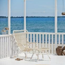 Weißer Relax-Sessel Für Den Garten Mit Hoher Rückenlehne - Gartensessel Elina -Gartenwelt Geschaft weisser relax sessel fuer den garten mit hoher rueckenlehne gartensessel elina3