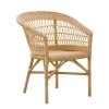 Wetterbeständiger Korbstuhl Aus Aluminium Und Rattan - Gartenstuhl Ivar