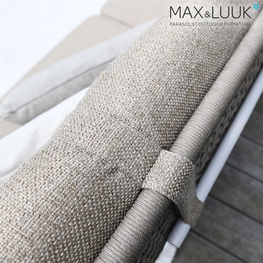 Wetterbeständiger Retro Gartenstuhl Mit Armlehnen Und Polstern - Max & Luuk - Jane Gartensessel 3 Wetterbeständiger Retro Gartenstuhl Mit Armlehnen Und Polstern - Max & Luuk - Jane Gartensessel – Bild 3