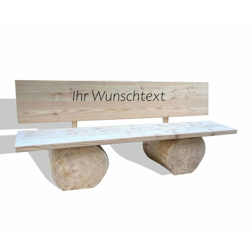 Wetterfeste XXL Gartenbank Aus Holz In Baumstammoptik - Banca Albero 2 Wetterfeste XXL Gartenbank Aus Holz In Baumstammoptik - Banca Albero – Bild 2