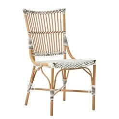 Wetterfester Gartenstuhl Aus Alu Rattan Mit Rückenlehne - Gartenstuhl Levi